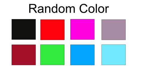 Processing Random Color 的图像结果