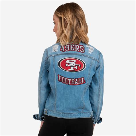 San Francisco 49ers Womens Denim Days Jacket FOCO