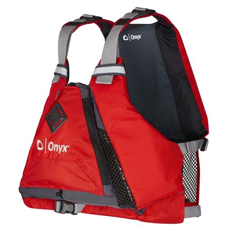 Onyx MoveVent Torsion Adult M/L Life Jacket Vest, Red, Absolute ...