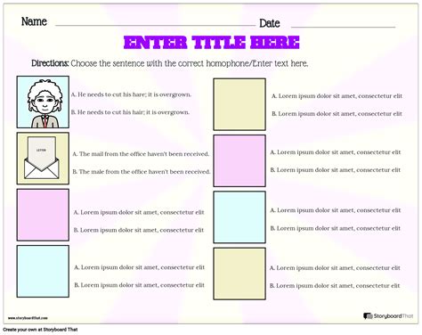 Free Homophones Worksheets - For Kids and Classroom - Worksheets Library