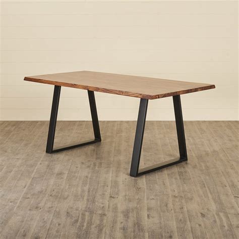 Home Centre Raga Sheesham Wood Dining Table - 6 Seater, Brown, 68 * 35 ...