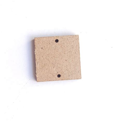 Square MDF cutout | Wooden shapes for DIY project ideas (Pack of 2 ...