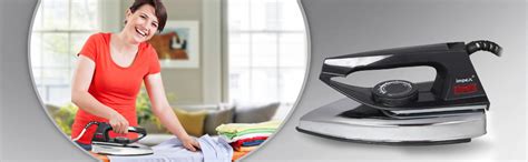 Buy Impex Dry Iron Box 750 W Showy Light Weight, Shock Proof Iron Box ...