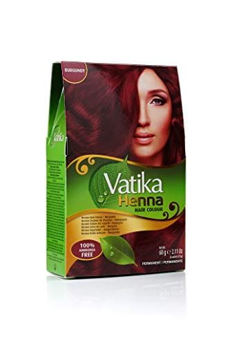 Vatika Henna Burgundy Hair Color Ammonia Free 60 g India | Ubuy