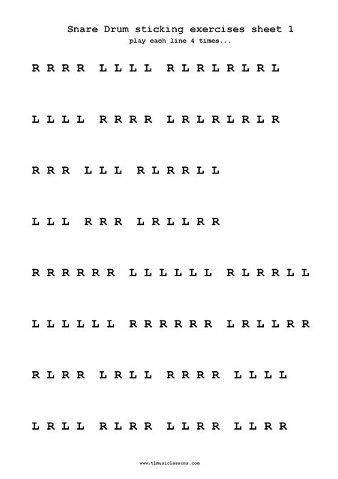 Image result for Sticking Pattern Drum Lesson