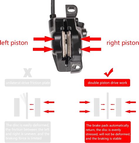 Meteorolite MT200 E-Bike Hydraulic Disc Brakes Set, New Upgrade India ...
