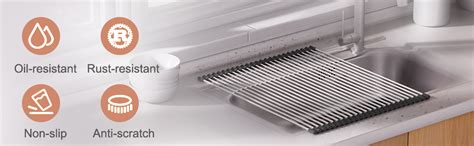 IMOX 20 pcs Pipe Stainless Steel Folding Fruit Vegetable Drying Rack ...