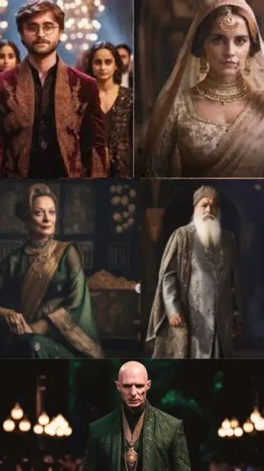 AI turns Harry Potter characters as Sabyasachi models