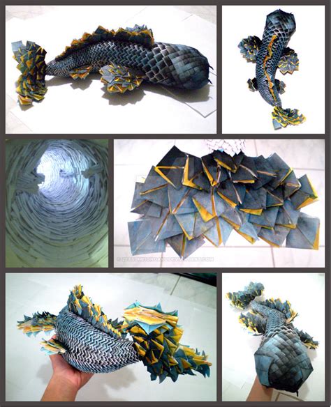 Image result for 3D Origami Fish Tutorial