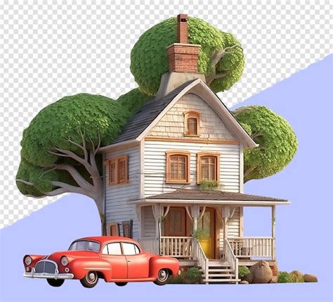 Python Animate 3D House 的图像结果