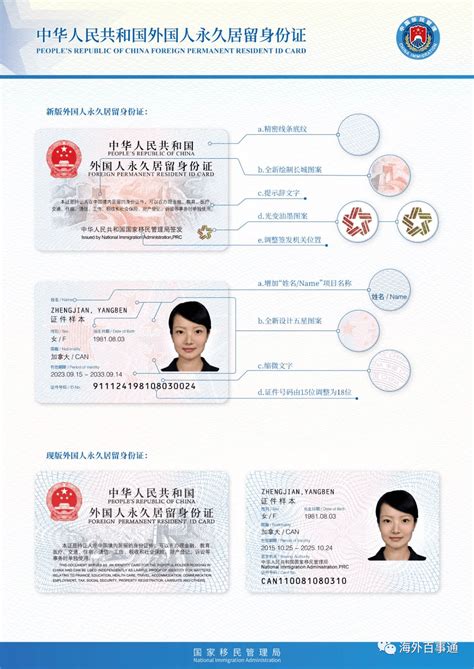新版外国人永久居留证将启用 6月1日起可申请换发新证 - 每日头条