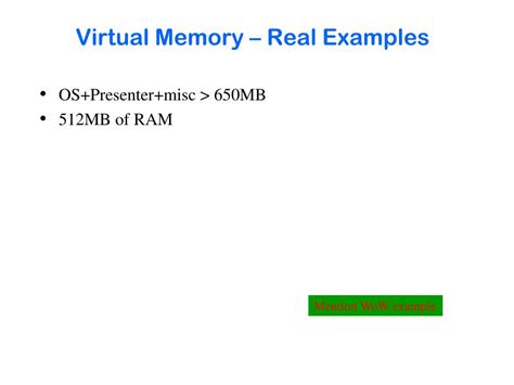 Image result for Virtual Memory Real-Time Example