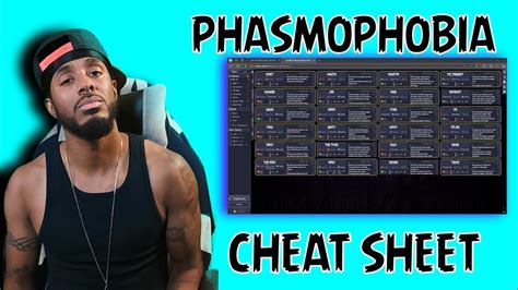 This Phasmophobia Cheat Sheet Will Make You a Ghost Hunting PRO! - YouTube