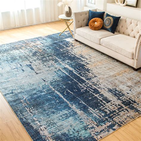 Navy Blue Machine Washable Rug at Kristie Cummings blog