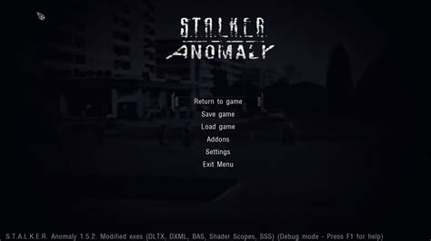 Image result for Stalker Anomaly Menu Mod
