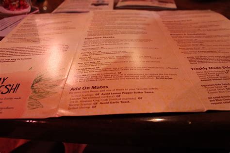 Rob and Lori: Outback Steackhouse Gluten Free Menu- OMG So Awesome!