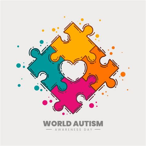 Illustration de la journée mondiale de sensibilisation à l'autisme ...