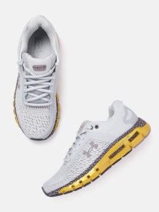 UNDER ARMOUR Women Grey HOVR Infinite 2 Woven Design Running Shoes ...