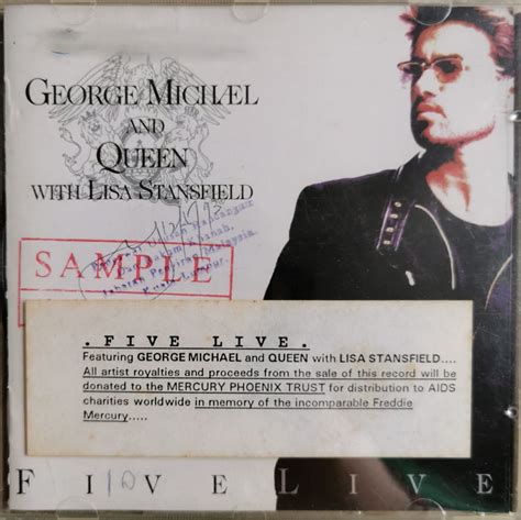 George Michael and Queen With Lisa Stansfield Five Live (Not For Sale ...