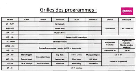 Image result for Grille Des Programmes