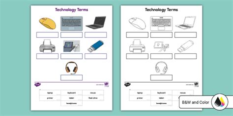 Types of Technology Worksheets 的图像结果