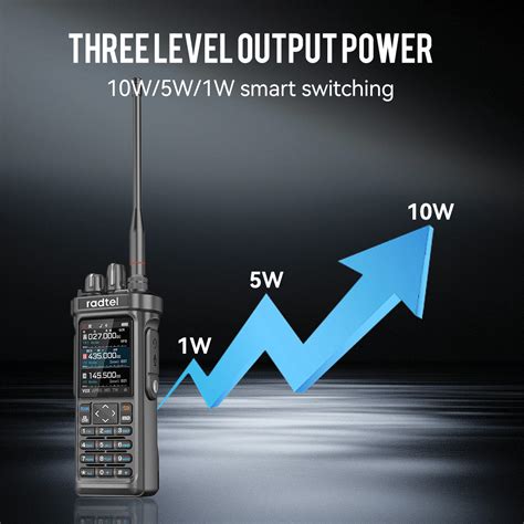 Radtel RT-950 PRO Black (27Mhz TX/RX) 10W Walkie Talkie AM/FM/USB/LSB ...