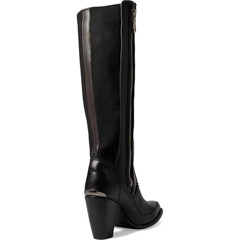Women's Embroidered Black Tall Boots | Cuadra Boots