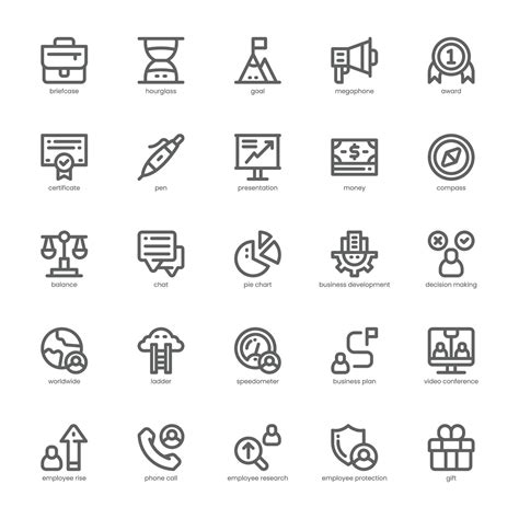 Business Development Icon Set 的图像结果