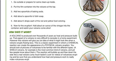 Image result for At Home Exploding Volcano