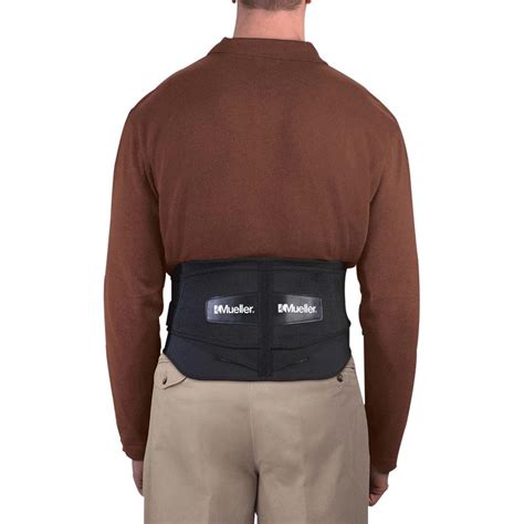 Mueller Lumbar Back Brace With Removable Pad | Lifting Support Belts