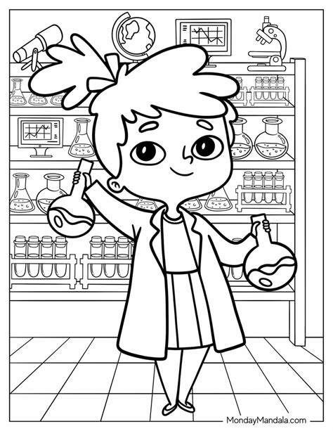 20 science coloring pages free pdf printables – Artofit