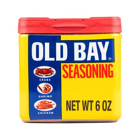 Diet info for OLD BAY Gluten Free Classic Seafood Seasoning, 6 oz Can ...