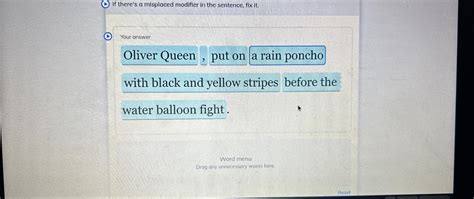 Image result for Misplaced Modifier Checker