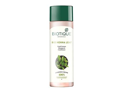 Buy Biotique Henna Leaf Fresh Texture Shampoo and Conditioner, 190ml ...