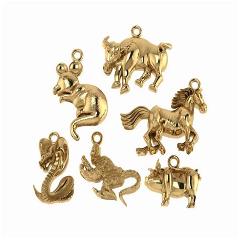 Chinese Zodiac Animal 3D model STL & 3DM - Exquisite Pendant