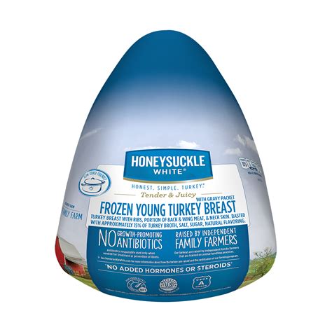 Frozen Bone-in Turkey Breast - Honeysuckle White