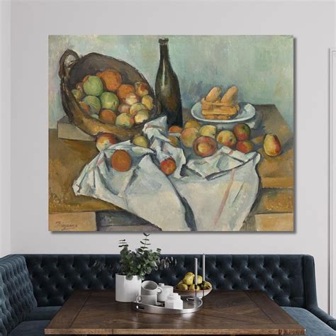 The Basket Of Apples Paul Cézanne canvas print