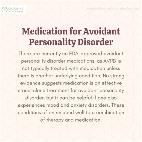 Avoidant Personality Disorder Treatments