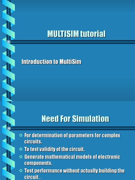 Image result for Multisim Tutorial Español