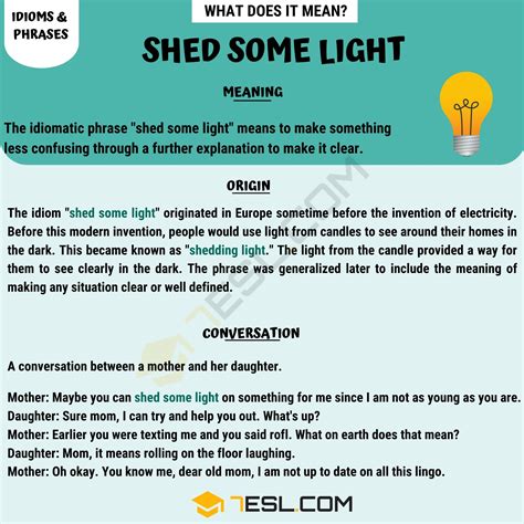 What Is Shed Light On Mean at Sara Gardner blog