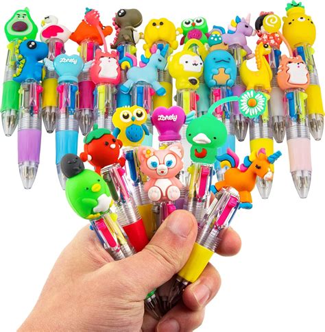 HNSYYF Multicolor Pen in One - 4-in-1 Cute Pens for Kids - 24 Ballpoint ...