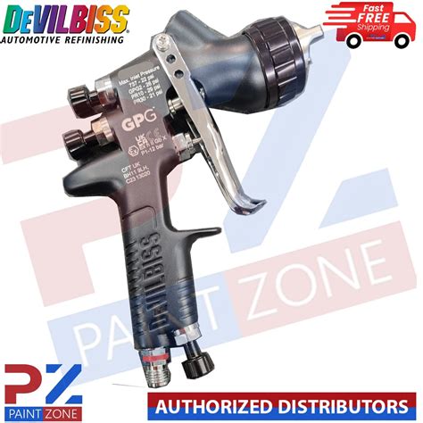 Devilbiss Automotive Refinishing Spralien Reborn Black Spray Gun GPG | eBay
