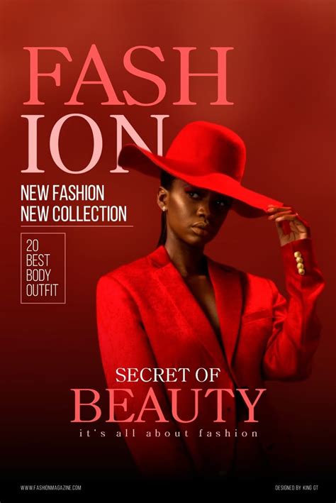 Fashion Magazine cover design | Magazine design cover, Fashion show ...