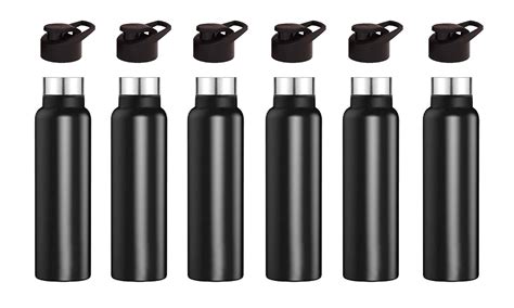 Balliram's Stainless steel bottle Leak Proof Water Plain Double Cap ...