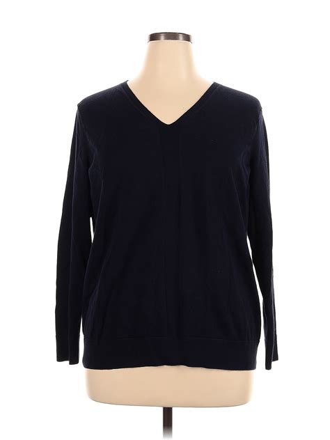 Talbots Blue Pullover Sweater Size 1X (Plus) - 70% off | ThredUp