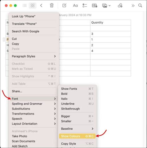 Image result for Columns in iOS Notes