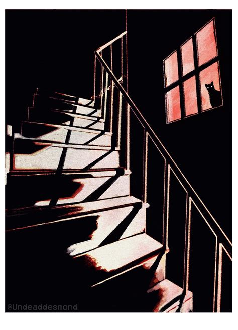 Des on Twitter: "Yesterday Upon the Stair. . #art #DigitalArt https://t ...