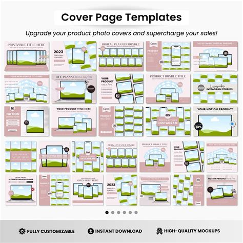 Digital Products Mockup Templates Mega Bundle White - DigiPax