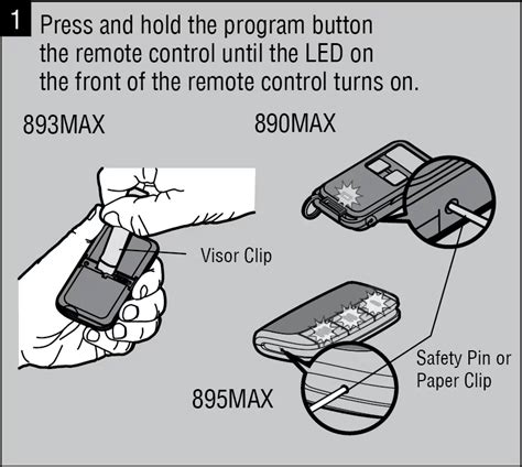 Image result for 893MAX Remote Programming