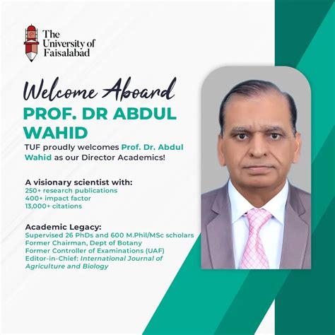 Dr Abdul Wahid